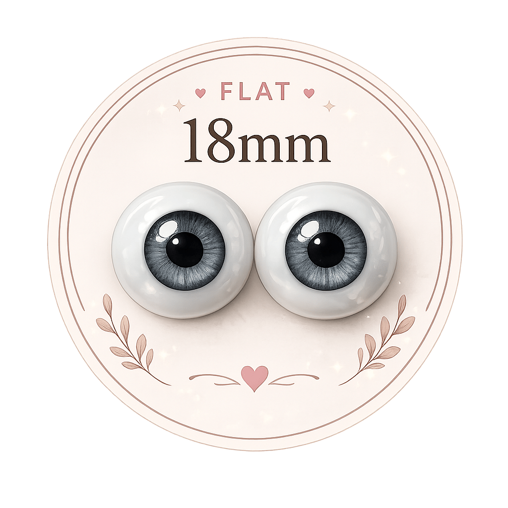 Occhi Reborn Flat da 18mm - Il mio negozio
