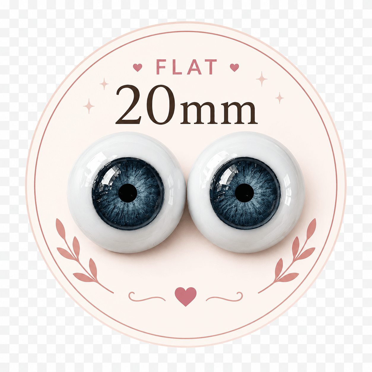 Occhi Reborn Flat da 20mm - Il mio negozio