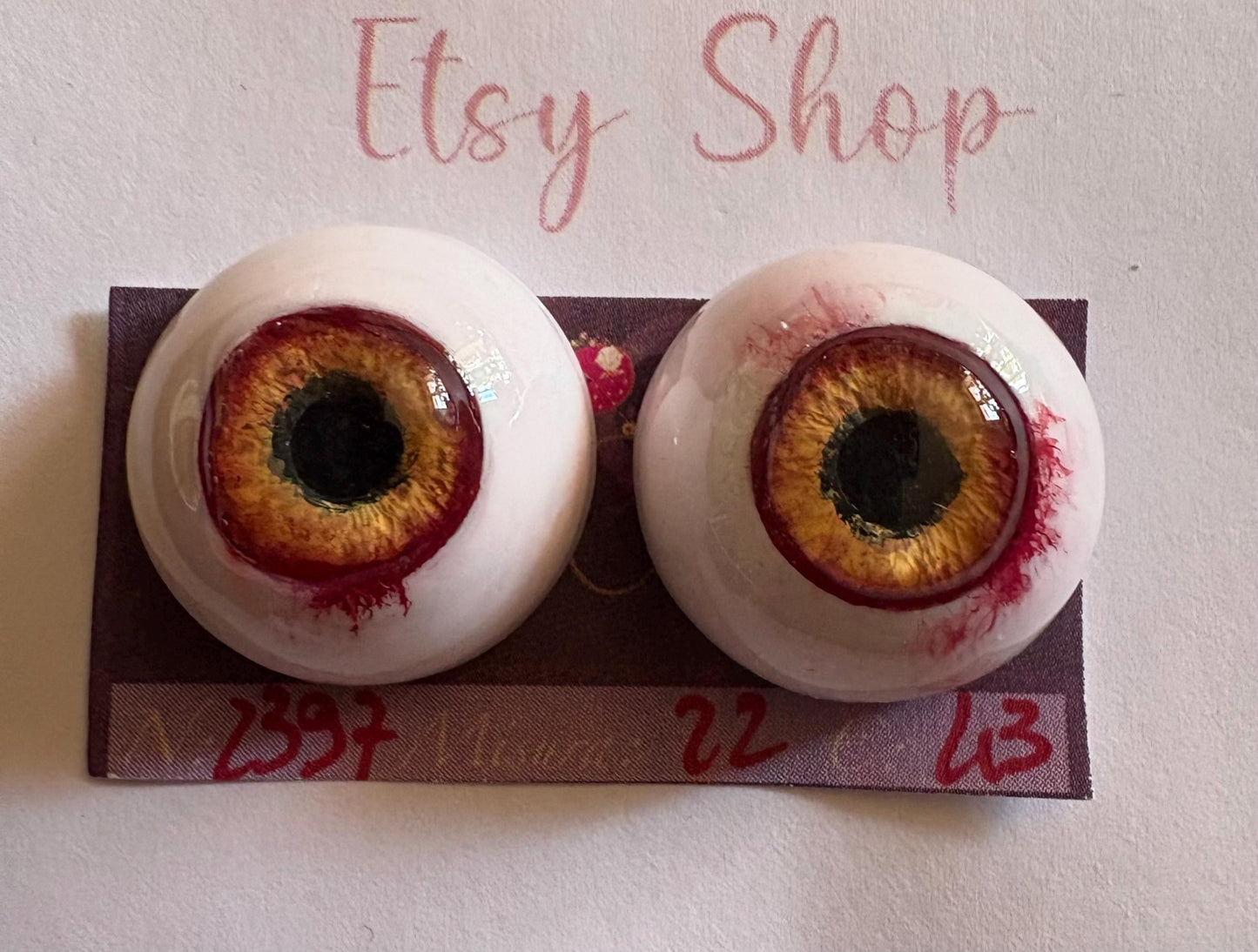 Pennywise - 22mm FLAT 2397 | Reborn Doll Eyes | CarolaCarollsEyes