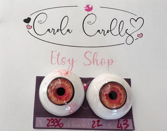 Pennywise - 22mm FLAT 2396 | Reborn Doll Eyes | CarolaCarollsEyes