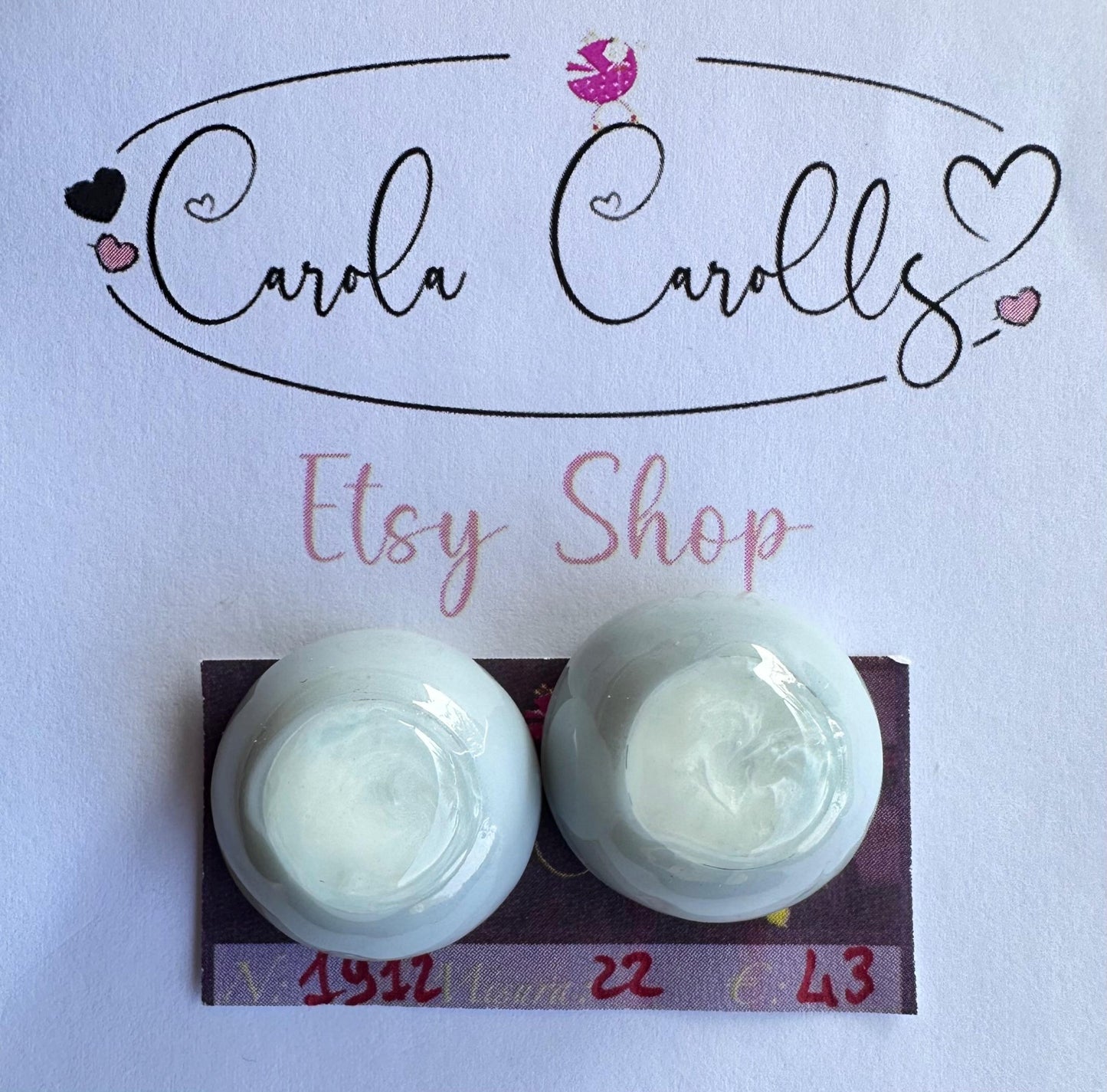 Velati - 22mm FLAT 1912 | Reborn Doll Eyes | CarolaCarollsEyes