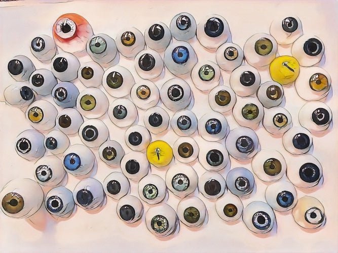 Occhi 20mm BLU Prova! | Reborn Doll Eyes | CarolaCarollsEyes