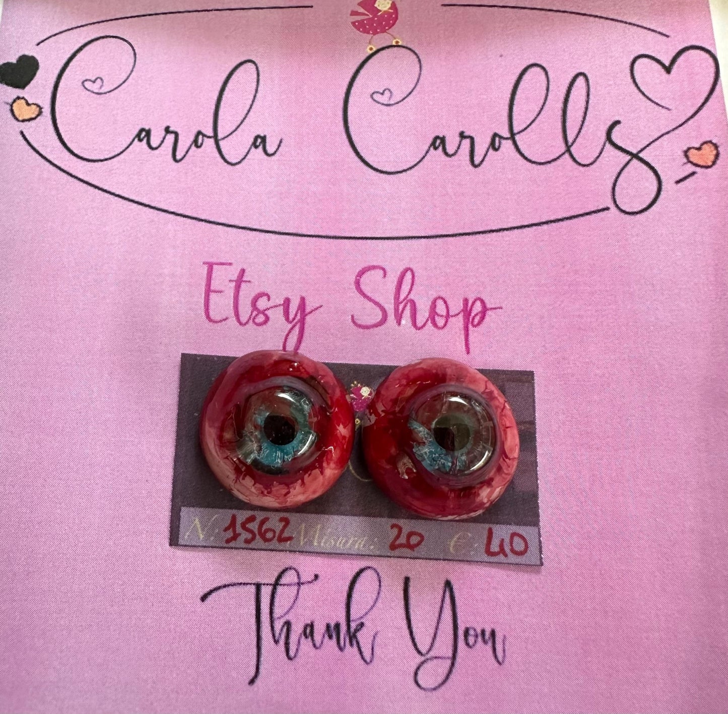 Zombie - 20mm 1562 | Reborn Doll Eyes | CarolaCarollsEyes