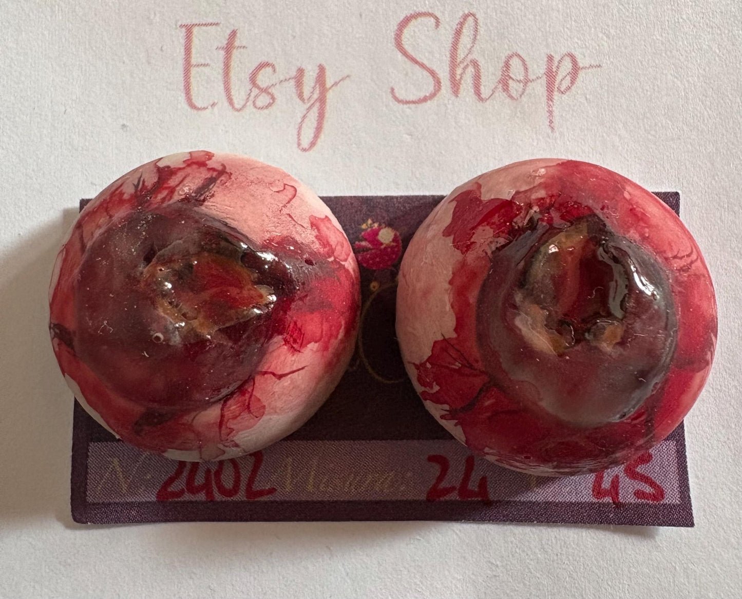 Zombie - 24mm FLAT 2402 | Reborn Doll Eyes | CarolaCarollsEyes