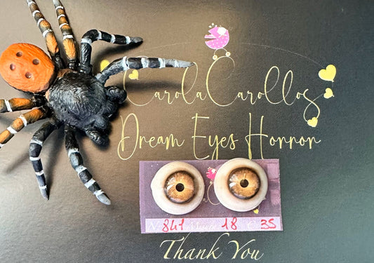 Occhi da 18mm LICANTROPO Flat - 841 | Reborn Doll Eyes | Il mio negozio